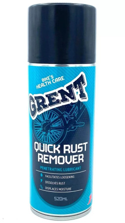 Смазка-очиститель Grent Quick Rust Remover растворитель ржавчины, аэрозоль 520 мл.