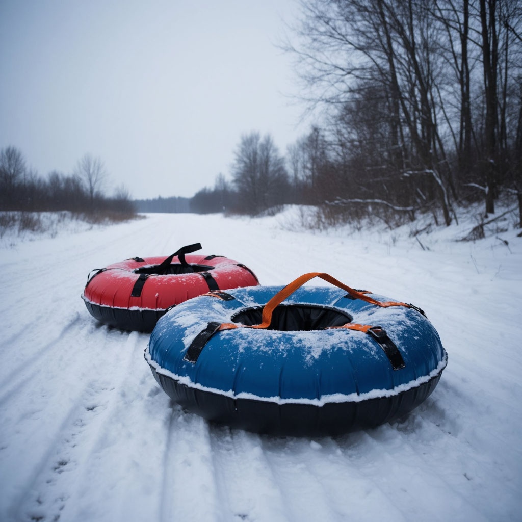 Хранение ватрушек, плюшек, тюбинга и санок