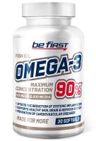 Комплекс незаменимых жиров Be First Omega-3 90% Maximum Concentration 30 гел.капс.