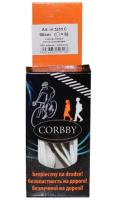 Шнурки Corbby  90 см. плоские светоотражающие