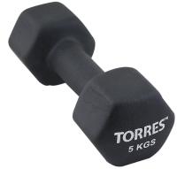 Гантели цветные Torres 5 кг.