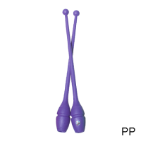 Булавы для художественной гимнастики Sasaki M-34JK PP фиолетовые, резиновые 40,5см.