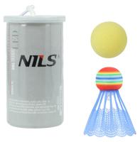 Волан пластиковый Led+мячик Nils NBL6092 (1+1 шт.)
