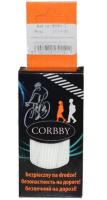 Шнурки Corbby  75 см. плоские светоотражающие