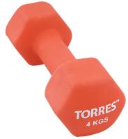 Гантели цветные Torres 4 кг.