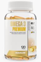 Комплекс незаменимых жиров Maxler Omega-3 Premium EPA/DHA- 400/200 120 гел.капс.