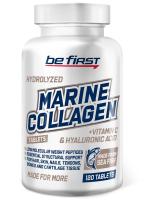 Комплекс для суставов и связок Be First Marine Collagen+hyaluronic acid+vitamin C 120 табл.