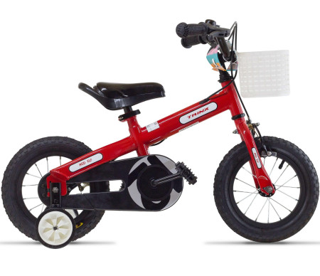 Велосипед 12" Trinx Red Elf 1.0  2020 + корзинка цветная