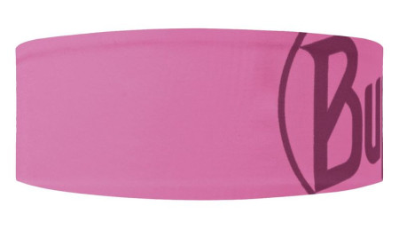 Повязка BUFF® Tech Headband Logo Pink Fluor