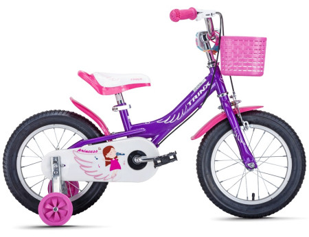 Велосипед 14" Trinx Princess 1.0  2020 + корзинка цветная