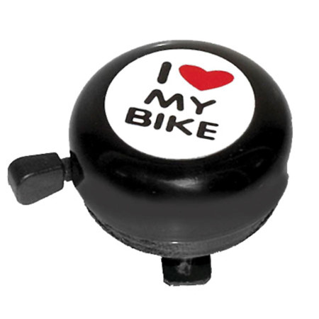 Звонок M-Wave I Love My Bike 420115 черный