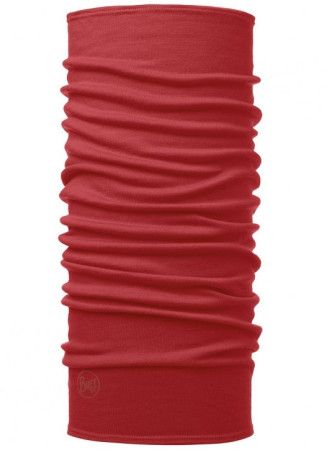 Бандана BUFF Merino Wool® Midweight Solid Cranberry Red