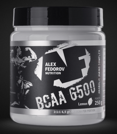 Аминокислоты BCAA 6500 Alex Fedorov Nutrition 250 гр.