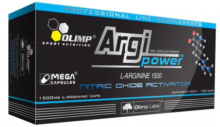 Аминокислоты Olimp Argi Power Mega Caps 1500 мг. 120 капс.