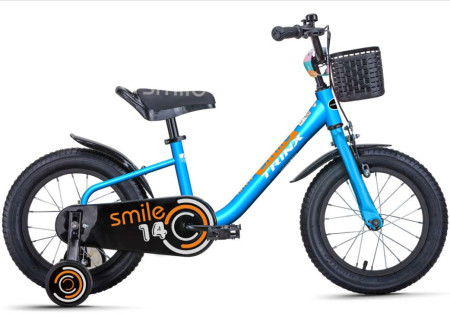 Велосипед 14" Trinx Smile TX-1410 2021 + корзинка черная